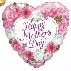 Mothers Day balloon pink floral